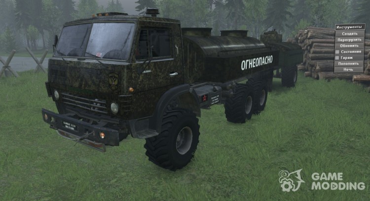 KAMAZ 4310 Military for Spintires 2014
