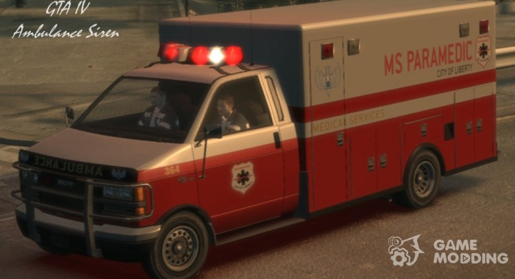 GTA IV Ambulance Siren для GTA San Andreas
