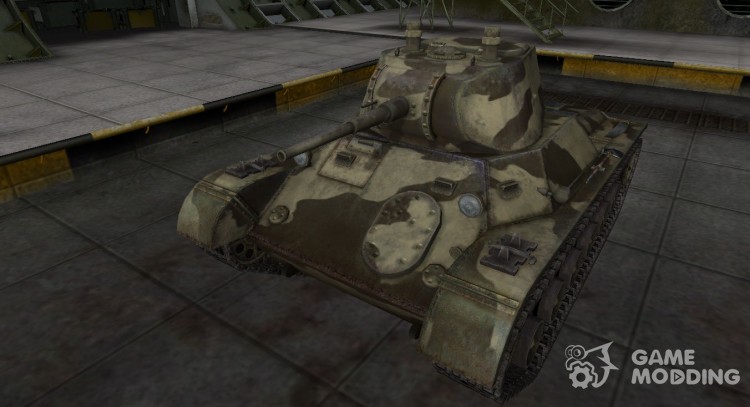 Пустынный скин для Т-127 для World Of Tanks
