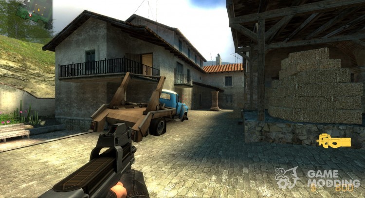 P90 short_Fuse en HyperMetal en el P90 de la animación para Counter-Strike Source