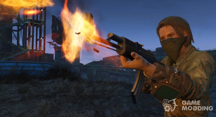El fusil kalashnikov de la muestra de 1947 para Fallout 4