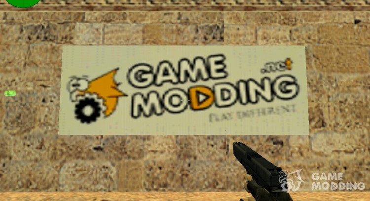 Логотип GAMEMODDING.NET для Counter Strike 1.6