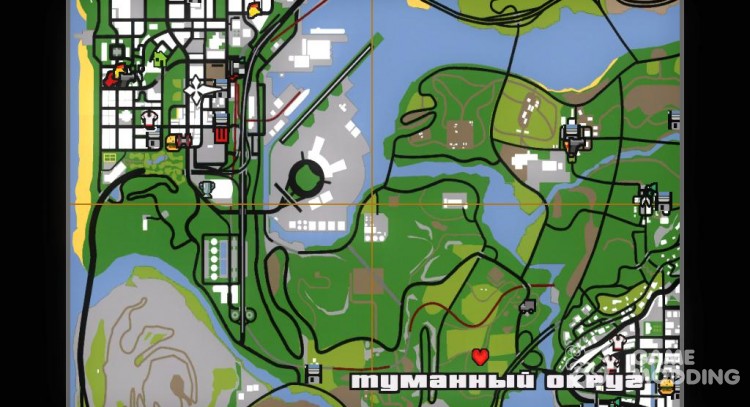 Mapa en tiempo real para GTA San Andreas