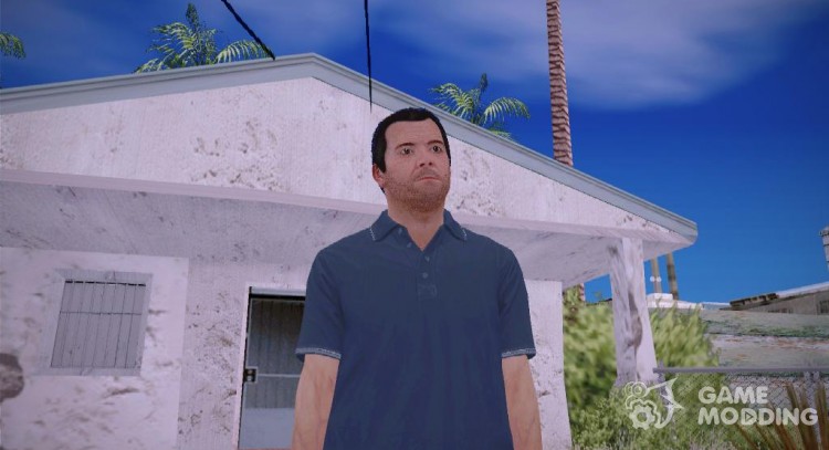 Michael V2 HD GTA V para GTA San Andreas