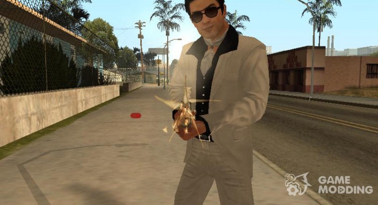 Вито в черно-белом костюме из Mafia II для GTA San Andreas