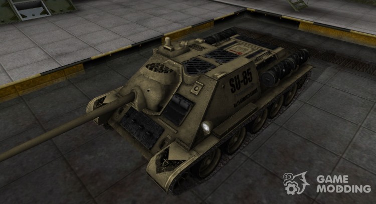 Excelente skin para el su-85 para World Of Tanks