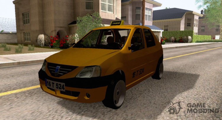 Dacia Logan Borbet Taxi for GTA San Andreas