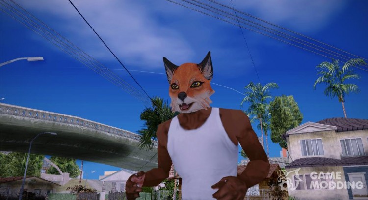 Fox mask (GTA V Online) для GTA San Andreas