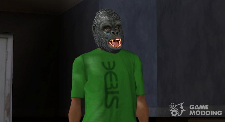 Gorilla Mask for GTA San Andreas