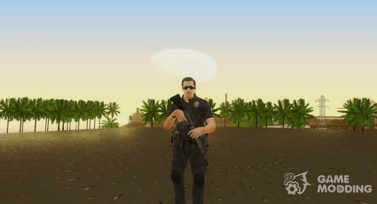 CoD BO2 LAPD v2 для GTA San Andreas