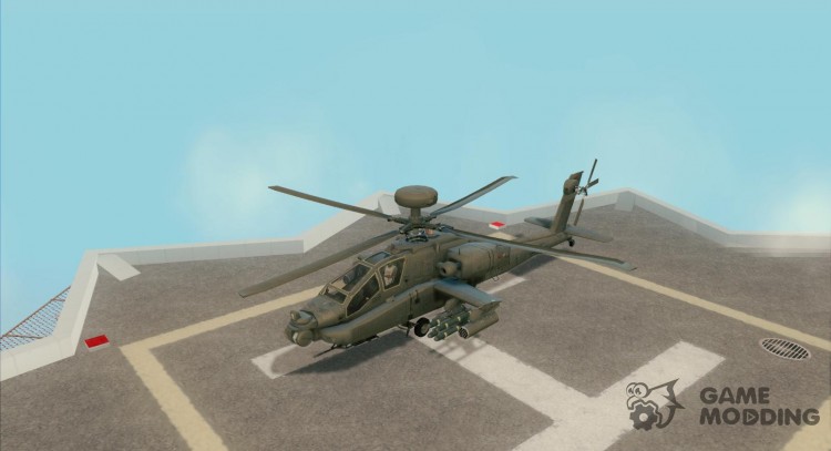 AH-64 d Longbow Apache para GTA San Andreas