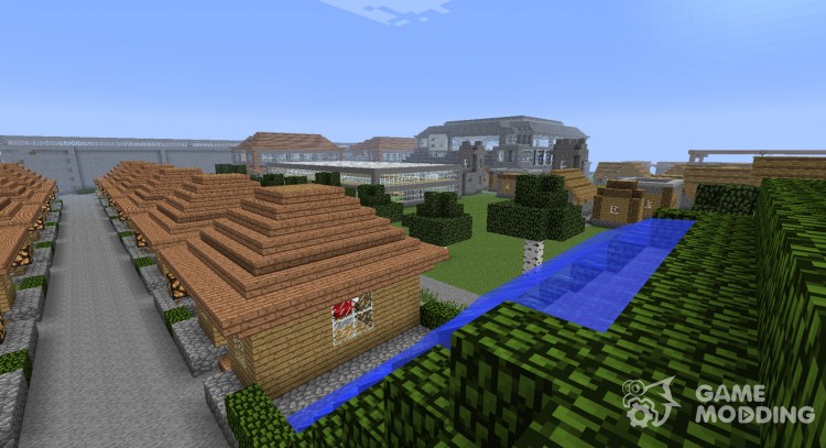 Город механизмов для Minecraft