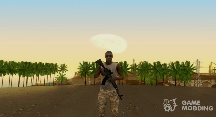 CoD MW3 Africa Militia v5 для GTA San Andreas