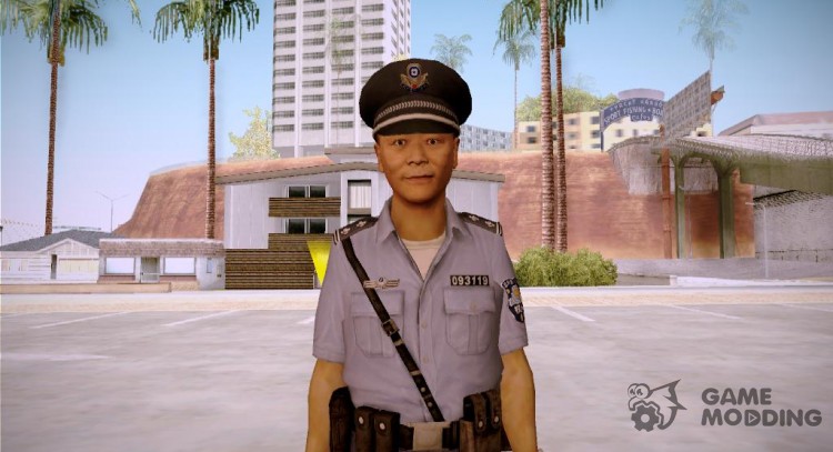 Japanese Policeman для GTA San Andreas