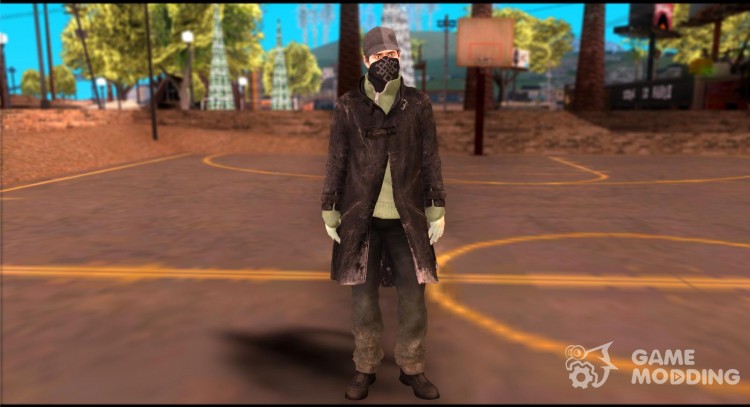 Aiden Pearce from Watch Dogs v2 для GTA San Andreas