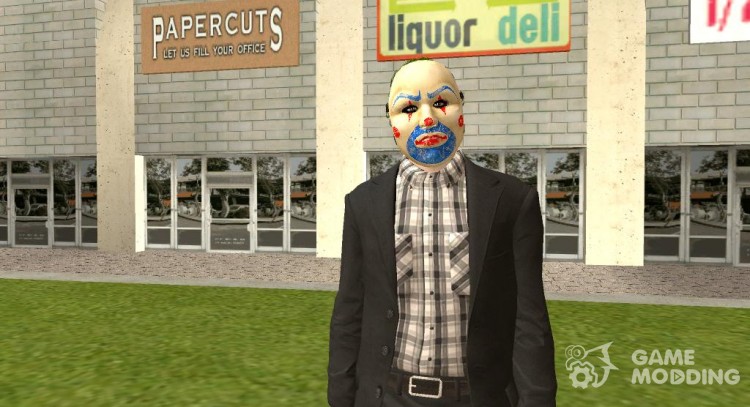 Joker Heist Outfit HD GTA V Style for GTA San Andreas