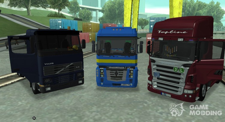 Pak truckers No. 5 for GTA San Andreas