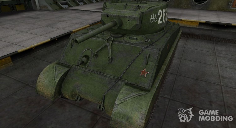 M4A3E2 Sherman Jumbo camouflage history for World Of Tanks