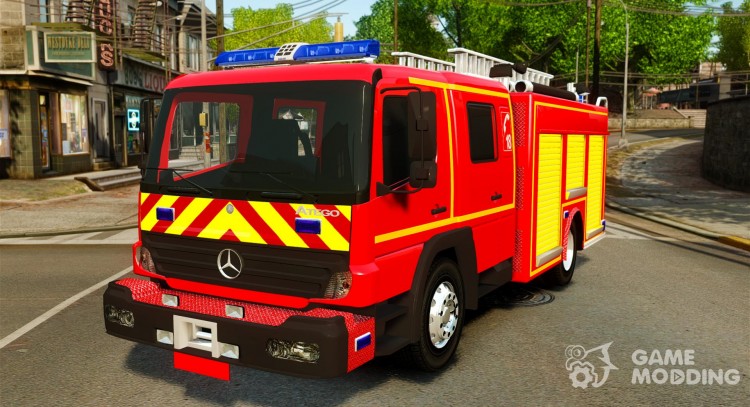 Mercedes-Benz Atego FPTGP Sapeurs Pompiers [ELS] для GTA 4