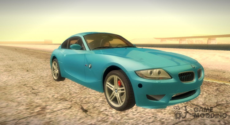 BMW Z4M Coupe-Stock 2008 for GTA San Andreas