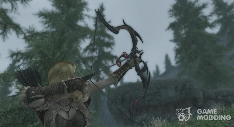 Даэдрический гнев - снайперский лук для TES V: Skyrim