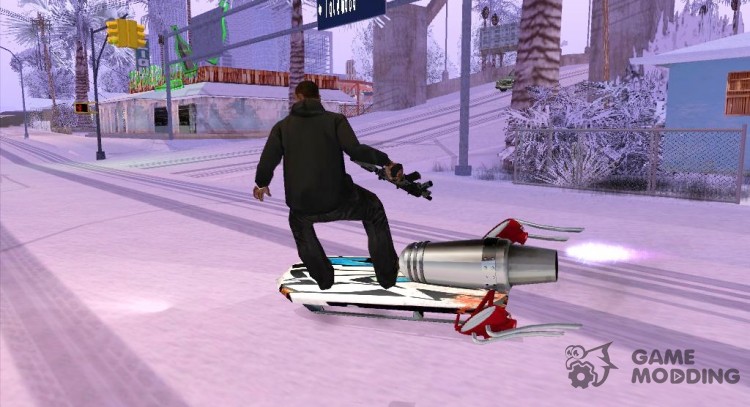 Анимации к моду Летающий скейтборд для GTA San Andreas