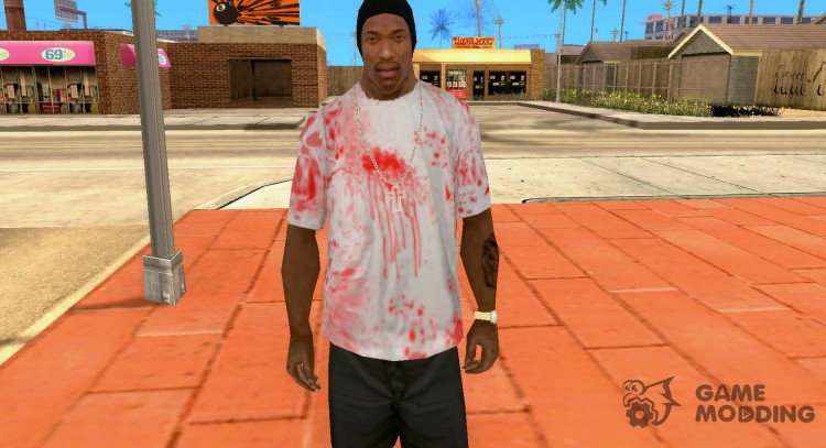 Blood T-shirt para GTA San Andreas