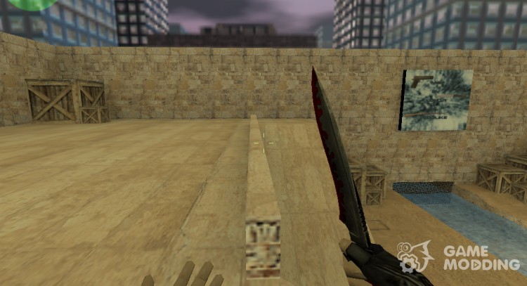 Red knife для Counter Strike 1.6