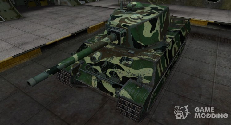 El skin con el camuflaje para el AMX M4 mle. 45 para World Of Tanks
