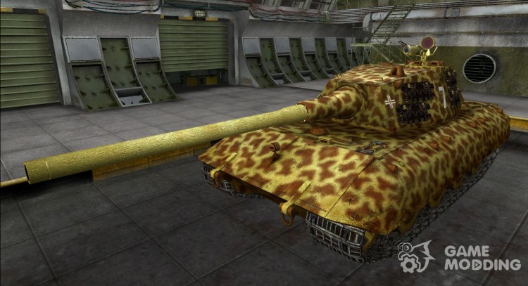 The skin for the E-100 (+ remodel) # 101 for World Of Tanks