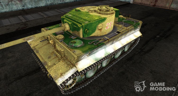 La piel de Tigre I para World Of Tanks