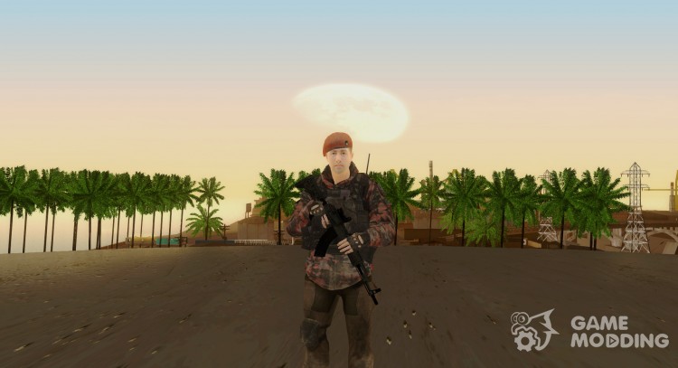 COD MW2 Russian Paratrooper v4 для GTA San Andreas