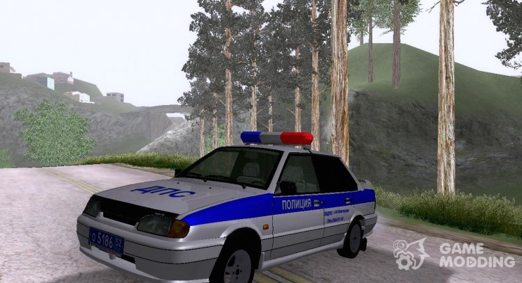 Los floreros 2115 Policía para GTA San Andreas