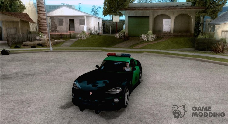 Dodge Viper policía para GTA San Andreas