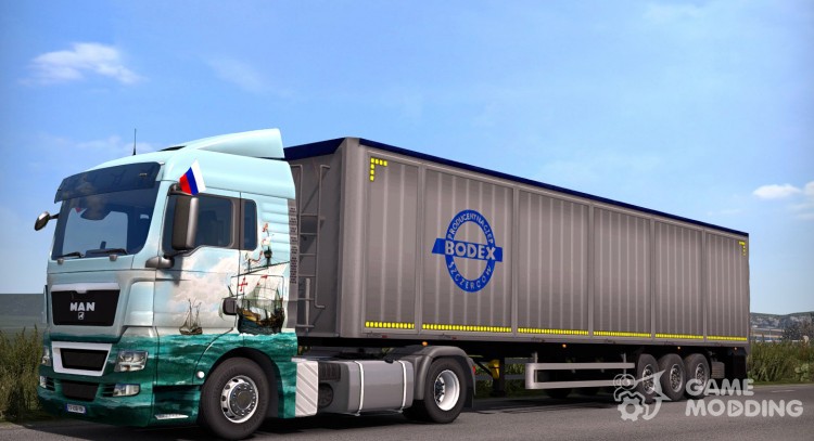 Bodex Trailer для Euro Truck Simulator 2