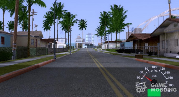 Десяточный спидометр v1.1 для GTA San Andreas