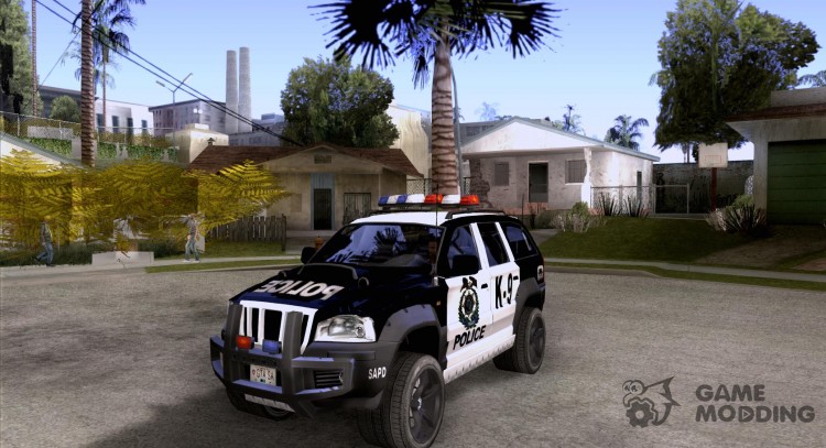 Jeep Grand Cherokee policía K-9 para GTA San Andreas