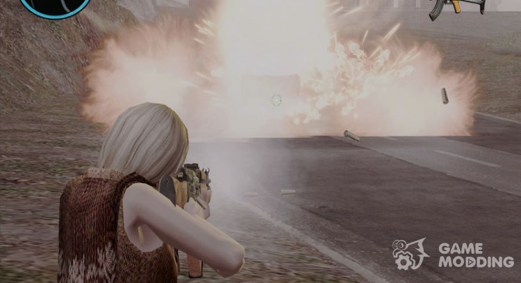 Third Person Shooting Game Camera view для GTA San Andreas