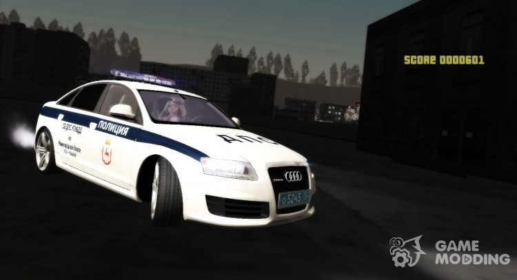 Audi RS6 de la Policía de la polica de trfico para GTA San Andreas