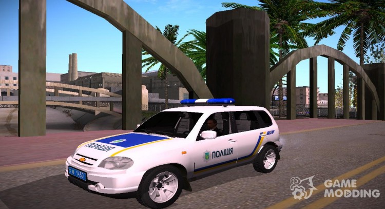 Chevrolet Niva GLC 2009 Национальная Полиция Украины V1 для GTA San Andreas