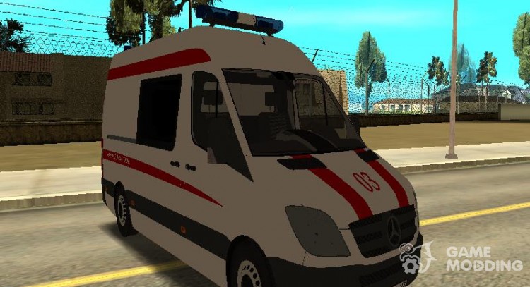 Mersedes Benz Sprinter Ambulancia para GTA San Andreas