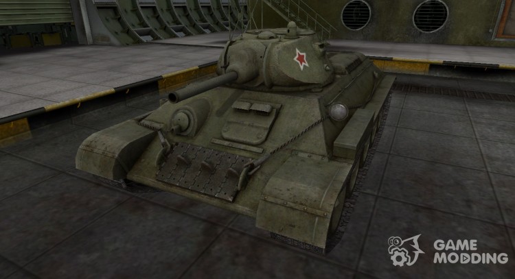 The skin with the inscription for T-34 for World Of Tanks