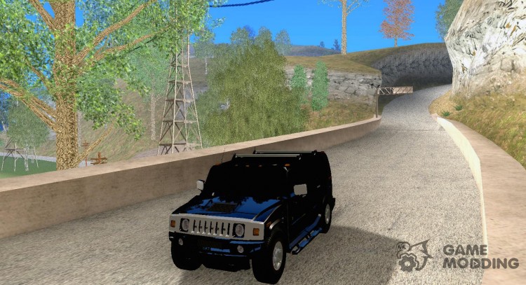 AMG HUMMER H2 SUV FBI para GTA San Andreas