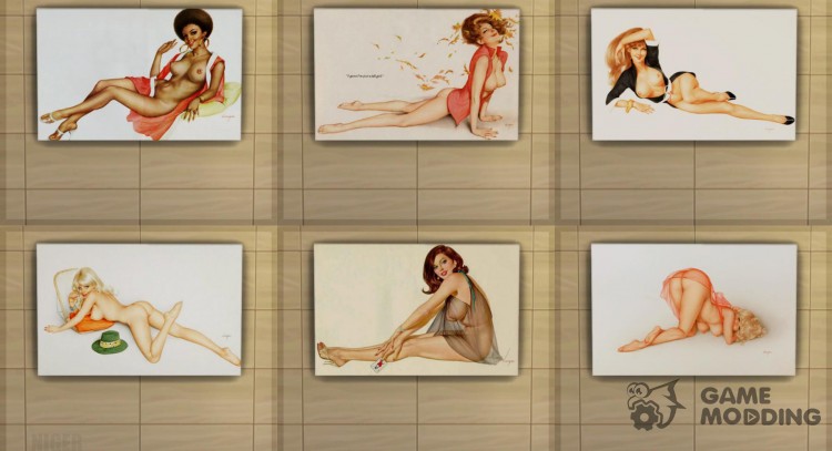 Pictures Erotica-Vargas Pin Ups for Sims 4