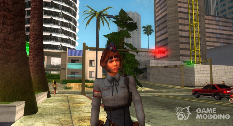 Jessica Sherawat uniformed F.B.C. of Resident Evil: Revelations for GTA San Andreas