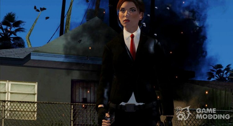 Lara Croft Hitman from Lara Croft and the Temple of Osiris para GTA San Andreas