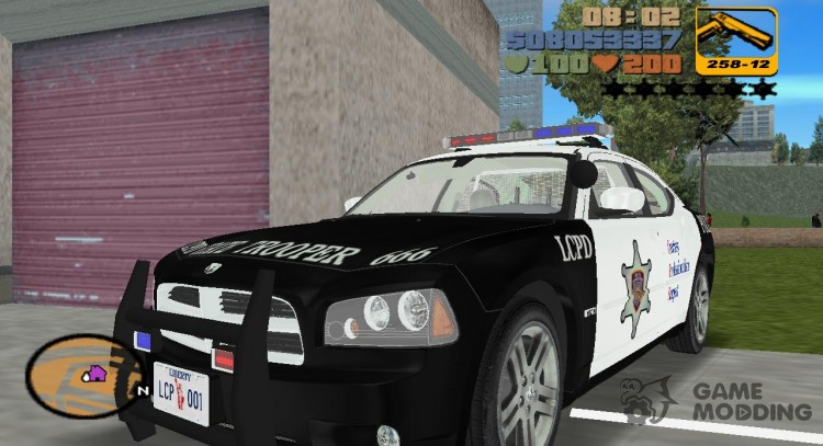 Dodge Charger R/T Police v2.0 для GTA 3