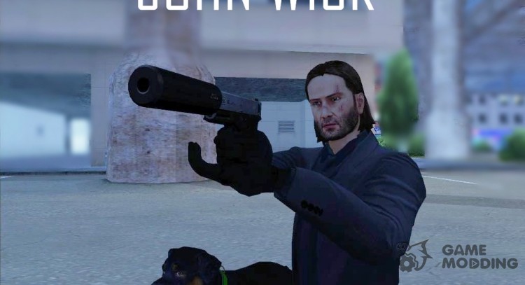 John Wick - Payday 2 (No Glass) для GTA San Andreas