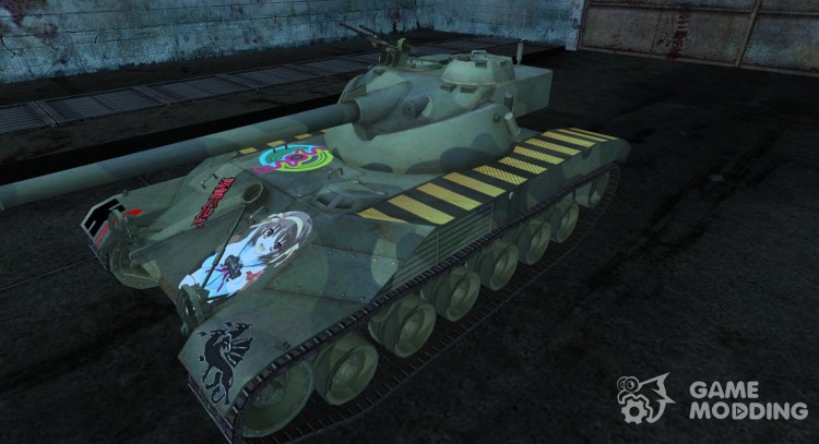 Anime skin for Bat Chatillon 25t for World Of Tanks