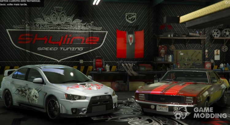 Skyline Speed Tuning Garage 2.0 for GTA 5